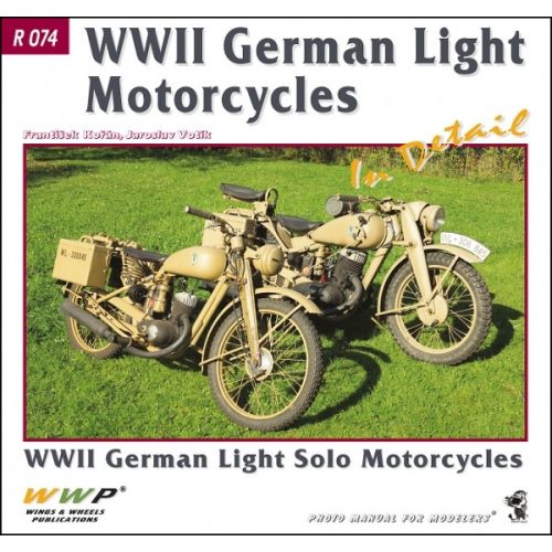 WWP WWII German Solo Motorcycles in detail könyv