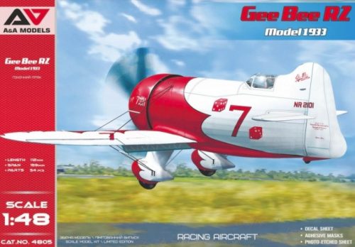 A&A Models AAM4805 Gee Bee R2 (1933 version) repülőgép makett