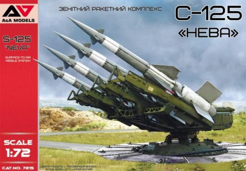 A&A Models AAM7215 S-125 “Neva" Surface-to-Air missile system rakéta makett