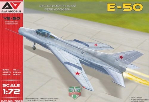 A&A Models AAM7223 Ye-50 experimental fighter repülőgép makett