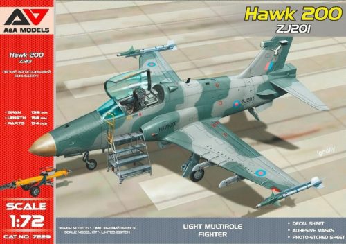 A&A Models AAM7229 Hawk 200 light multirole fighter (ZJ201) repülőgép makett