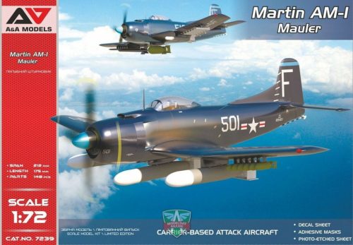 A&A Models AAM7239 Martin AM-I Mauler repülőgép makett