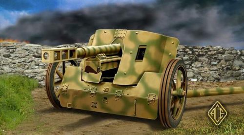 ACE 72246 Pak.50 7.5 cm German Anti-Tank Gun (1/72) löveg makett