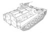 ACE 72448 AMX-VCI French Infantry Fighting Vehicle (1/72) harcjarmu-makett