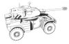 ACE 72456 AML-90 Light Armoured Car (4x4) (1/72) harcjármű makett