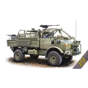   ACE 72458 4x4 Unimog for long-range Patrol Missions JACAM (1/72) katonai jármű makett