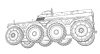 ACE 72460 EBR-ETT French weeled Armoured Personnel Carrier (1/72) harcjármű makett