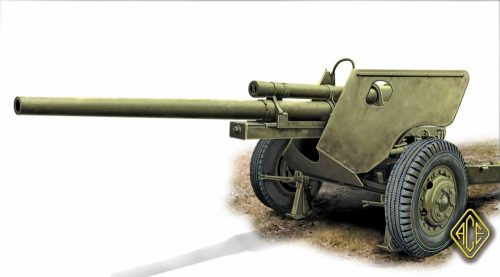ACE 72531 US 3 inch AT Gun M-5 on carriage M-6 (1/72) löveg makett