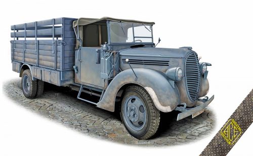 ACE 72575 G917T 3t German cargo truck (m.1939 soft cab) (1/72) katonai jármű makett