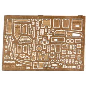   ACE PE7259 photo-etched set Mi-24A cockpit interior (1/72) feljavító készlet