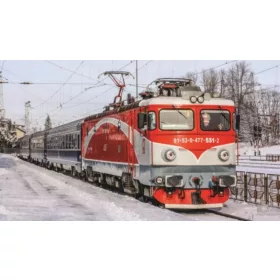   ACME 11005HGD Villanymozdony 060-EA, fehér/piros, CFR Calatori (E6) (H0)