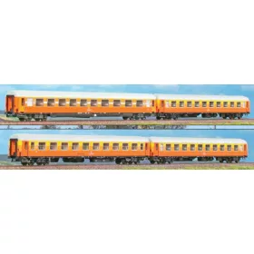   ACME 55074 Személykocsi-készlet, 4-részes Avala Eurocity, JZ (E5) (H0)