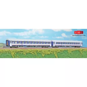   ACME 55093 Fekvőhelyes személykocsi-pár, négytengelyes Typ 136A, ICCC, PKP (E5) (H0)