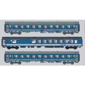ACME 55263 Személykocsi-készlet, 3-részes InterCity, WRm/Apee/Bpee, MÁV (E5) (H0)