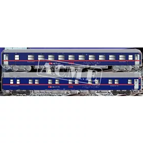  ACME 55331 Fekvőhelyes személykocsi-pár, négytengelyes Nightjet sorozat, ÖBB (E6) (H0)