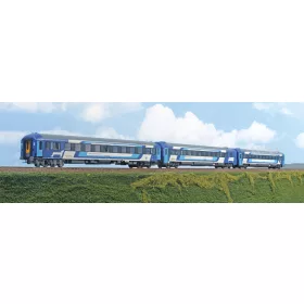   ACME 55339 Személykocsi-készlet, négytengelyes Euronight, új színterv szerinti festés, MÁV-Start (E6) (H0)