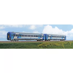   ACME 55340 Személykocsi-pár, négytengelyes Euronight, új színterv szerinti festés, MÁV-Start (E6) (H0)