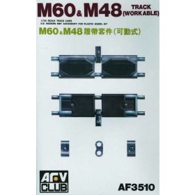   AFV Club 35010 US T142 (M48/60) Workable Track Link 1/35 működőképes lánctalp