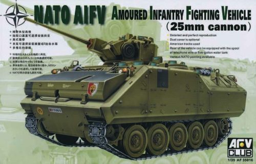 AFV Club 35016 NATO AIFV Amoured Infantry Fighting Vehicle (25mm cannon) 1/35 harckocsi makett