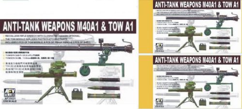 AFV Club 35021 Anti Tank Weapons M40A1 and TOW A1 1/35 fegyverkészlet makett