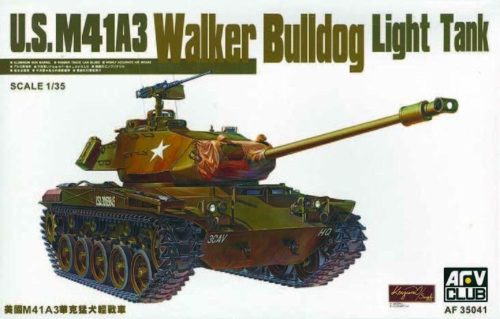 AFV Club 35041 US M41A3 WALKER BULLDOG LIGHT TANK 1/35 harckocsi makett