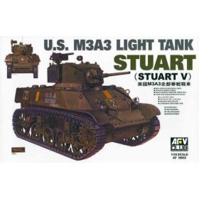AFV Club 35053 US M3A3 STUART 1/35 harckocsi makett