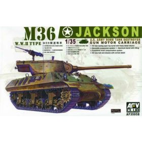 AFV Club 35058 US M36 TANK DESTROYER 1/35 harckocsi makett