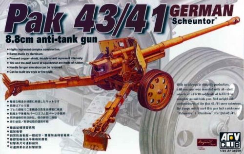 AFV Club 35059 German 8,8 cm PAK 43/41 ANTITANK GUN 1/35 löveg makett