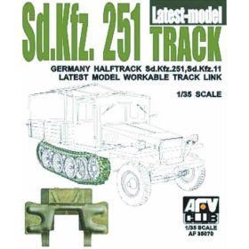   AFV Club 35070 German Sd.Kfz 251 FINAL TYPE Workable Track Link 1/35 működőképes lánctalp