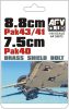 AFV Club 35073 German PAK43/41/40 METAL BOLTS 1/35 feljavító készlet