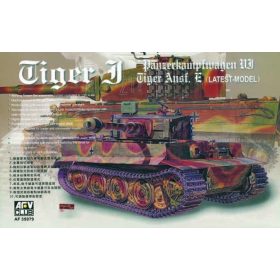 AFV Club 35079 German TIGER I AUSF E 1/35 harckocsi makett
