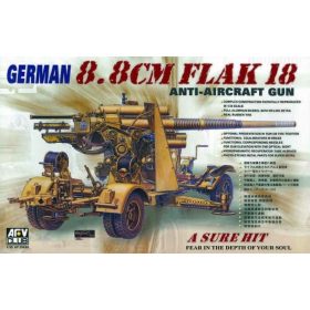 AFV Club 35088 German 8,8 cm FLAK 18 1/35 löveg makett