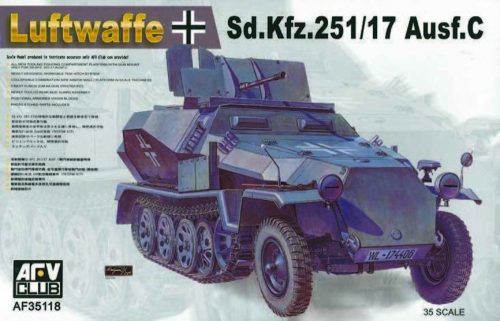 AFV Club 35118 German Sd.Kfz 251/17 Ausf. C Luftwaffe DIV. HERMAN GOERING 1/35