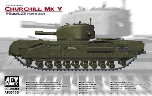 AFV Club 35155 British Churchill MK V tank 1/35 harckocsi makett