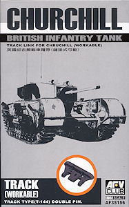 AFV Club 35156 British Churchill Workable Track Link 1/35 működőképes lánctalp