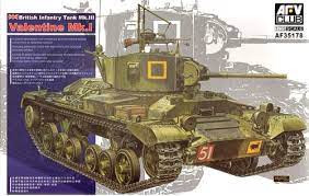 AFV Club 35178 British Infantry Tank Mk.III Valentine Mk.I 1/35 harckocsi makett