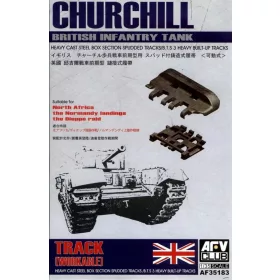   AFV Club 35183 British Churchill (Early Version) Workable Track Link 1/35 működőképes lánctalp