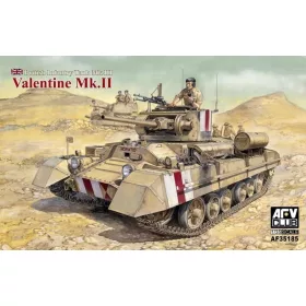 AFV Club 35185 British Valentine MK.II 1/35 harckocsi makett