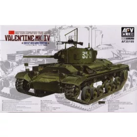   AFV Club 35199 Valentine Mk IV Soviet Red Army Version 1/35 harckocsi makett