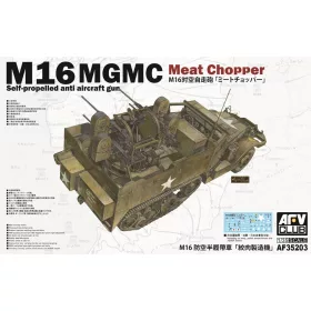   AFV Club 35203 US M16 MGMC Meat Chopper Self-propelled anti aircraft gun 1/35 harcjármű makett