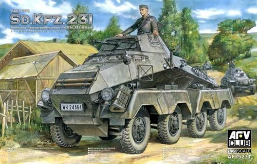 AFV Club 35231 German Sd.Kfz. 231 early type 1/35 harcjármű makett