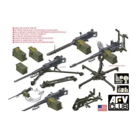   AFV Club 35246 US M2HB 50 Cal Machine Gun Set 1/35 fegyver makett