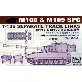   AFV Club 35S23 US M108/M109 SPG T-136 Workable Track Link 1/35 működőképes lánctalp