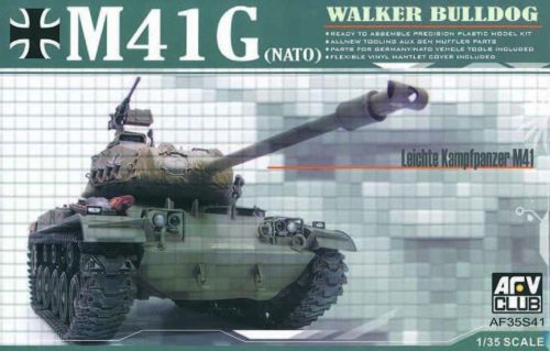 AFV Club 35S41 German M41G Walker Bulldog Bundeswehr 1/35 harckocsi makett