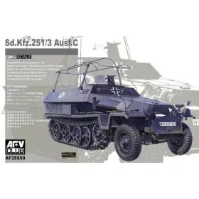   AFV Club 35S50 German Sd.Kfz 251/3 Ausf. C (limited serie) 1/35 harcjármű makett