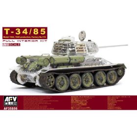   AFV Club 35S56 Soviet T-34/85 Model 1944/1945 Factory No.174 Full Interior Kit First Look 1/35 harckocsi makett