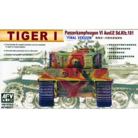 AFV Club 48001 German TIGER I E LATE 1/48 harckocsi makett