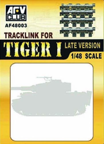 AFV Club 48003 German TIGER I LATE Workable Track Link 1/48 működőképes lánctalp