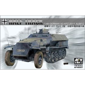   AFV Club 48007 German Sd.Kfz 251/1 Ausf. C 1/48 harcjármű makett