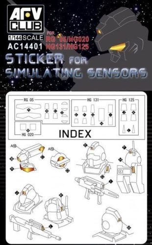 AFV Club AC14401 Sticker for Simulating Sensors 1/144 matrica